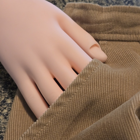 Vintage Dimensions V Corduroy Skirt Women’s Size 10 Beige High Waist A-Line - Picture 5 of 11